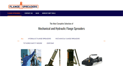 Desktop Screenshot of flangespreaders.com